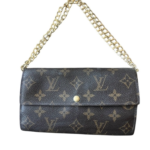 Authentic Louis Vuitton Monogram Portefeuille Sarah Long Wallet! - Picture 1 of 15